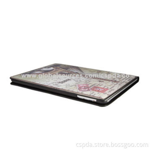 PU stand case cover for ipad air